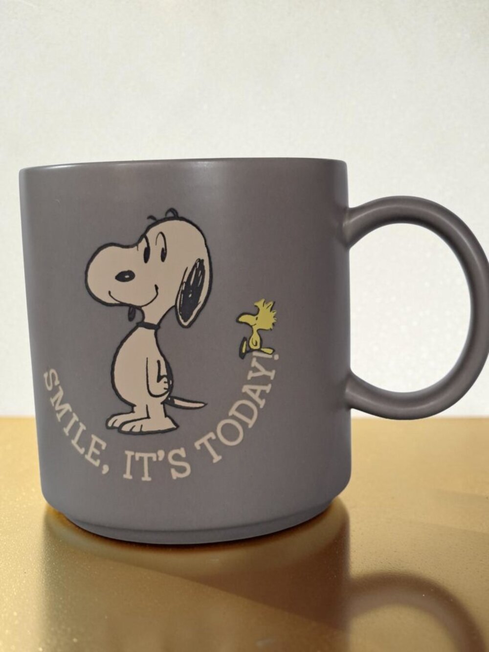 Hallmark Peanuts Snoopy Ceramic Coffee Mug Smile, It's Today! Woodstock